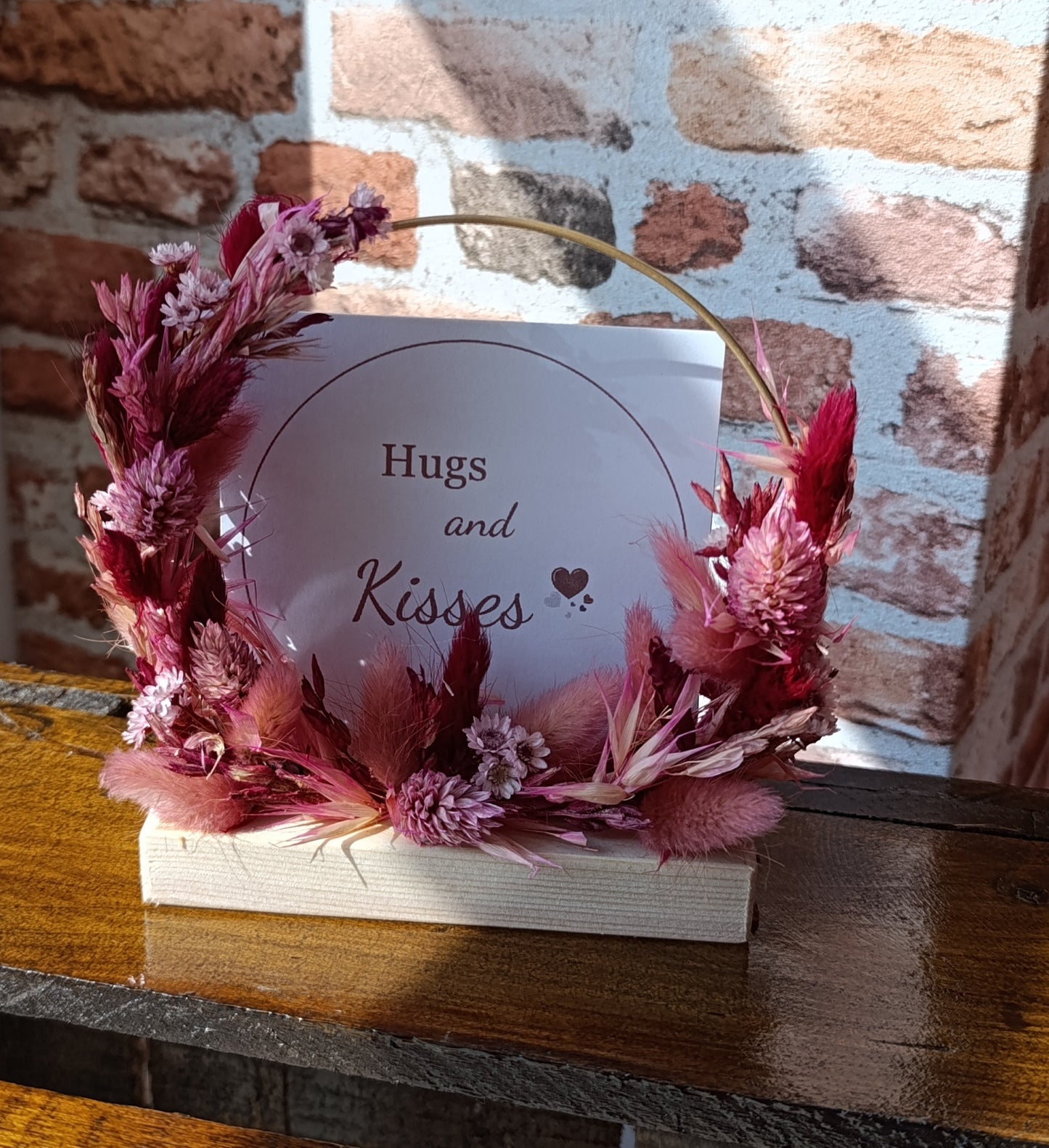 Flowerhoop cirkel met droogbloemen