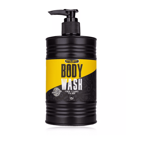 Douchegel bath en body olievatvormige dispenser