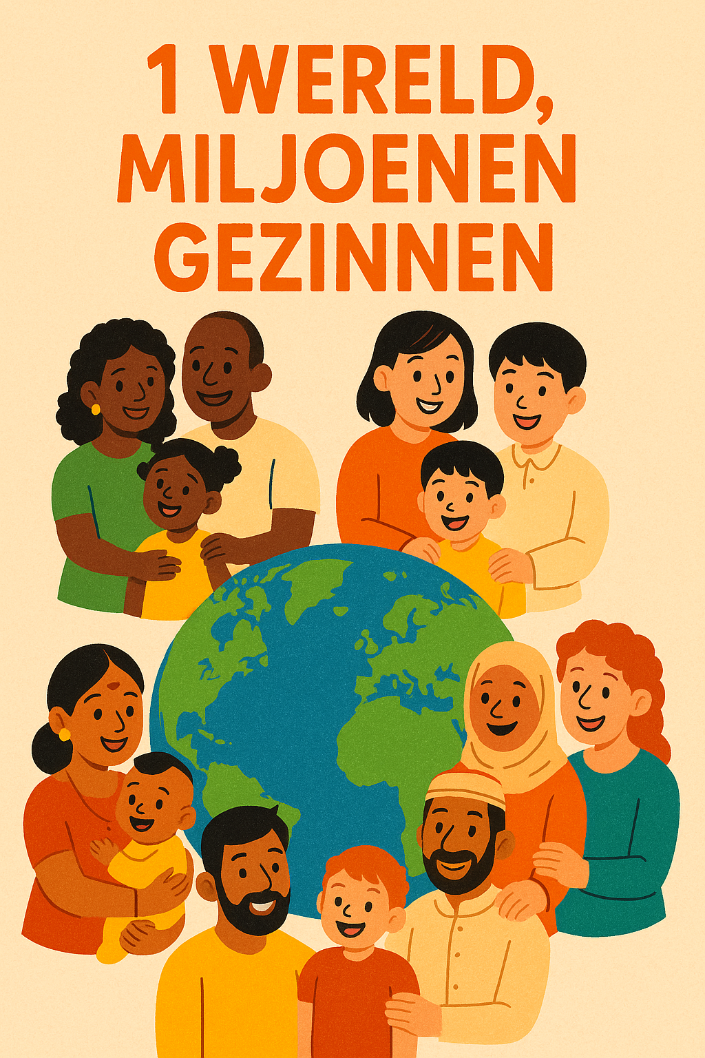 Eén wereld, miljoenen gezinnen. Zo verschillend en toch zo hetzelfde.