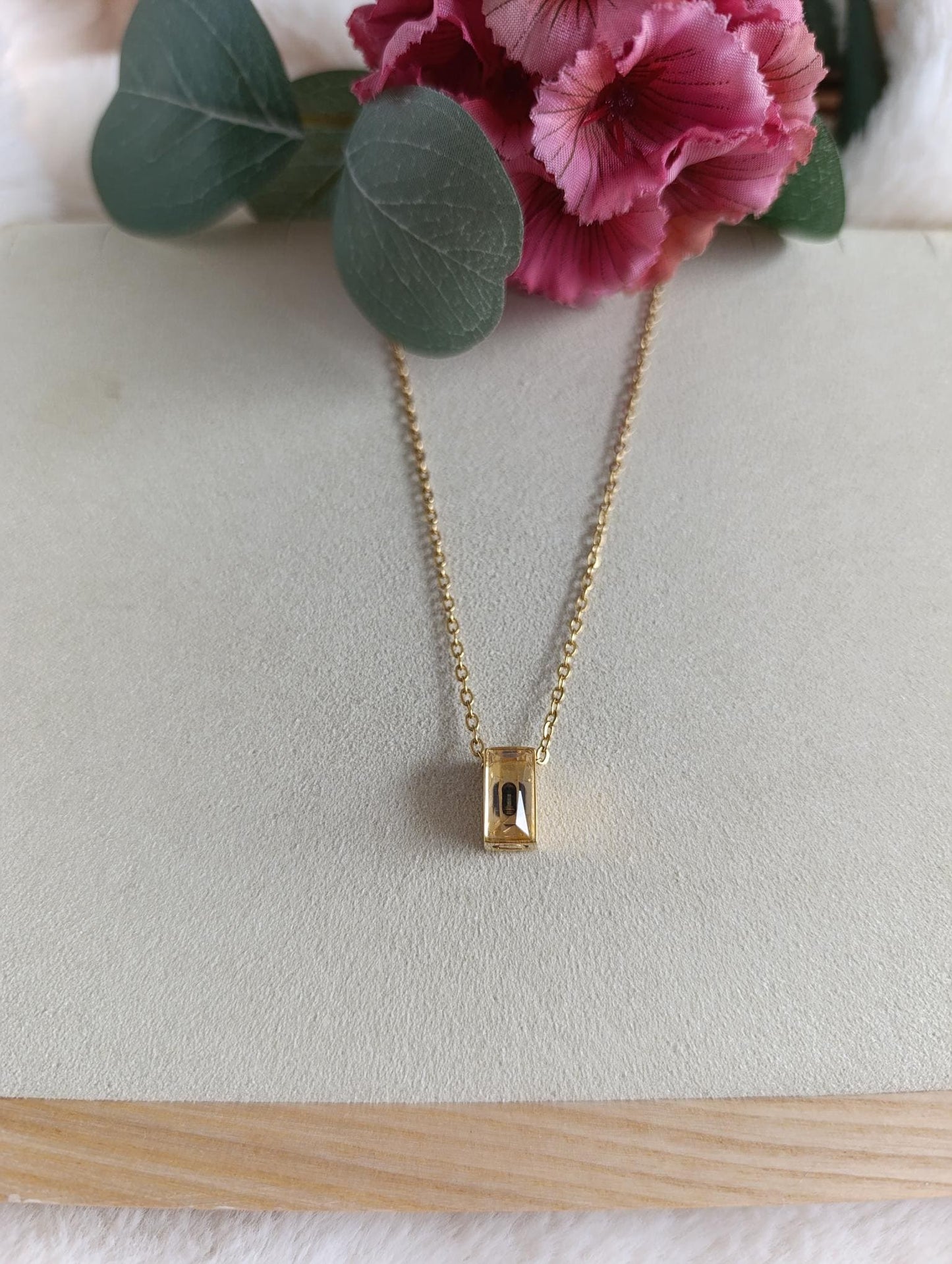 Memorial ketting ashouder mini cube