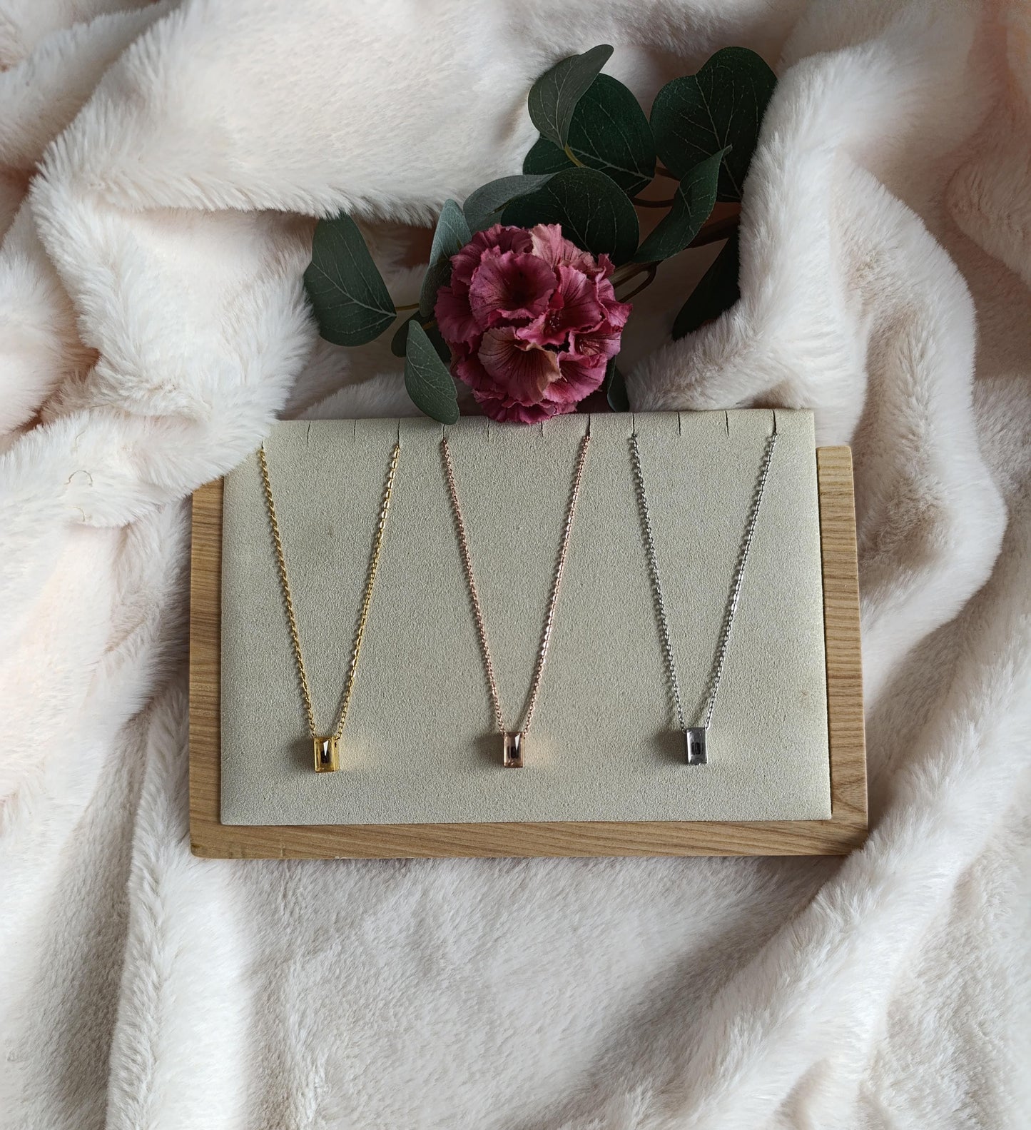 Memorial ketting ashouder mini cube