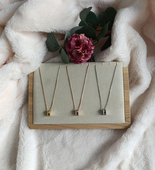 Memorial ketting ashouder mini cube