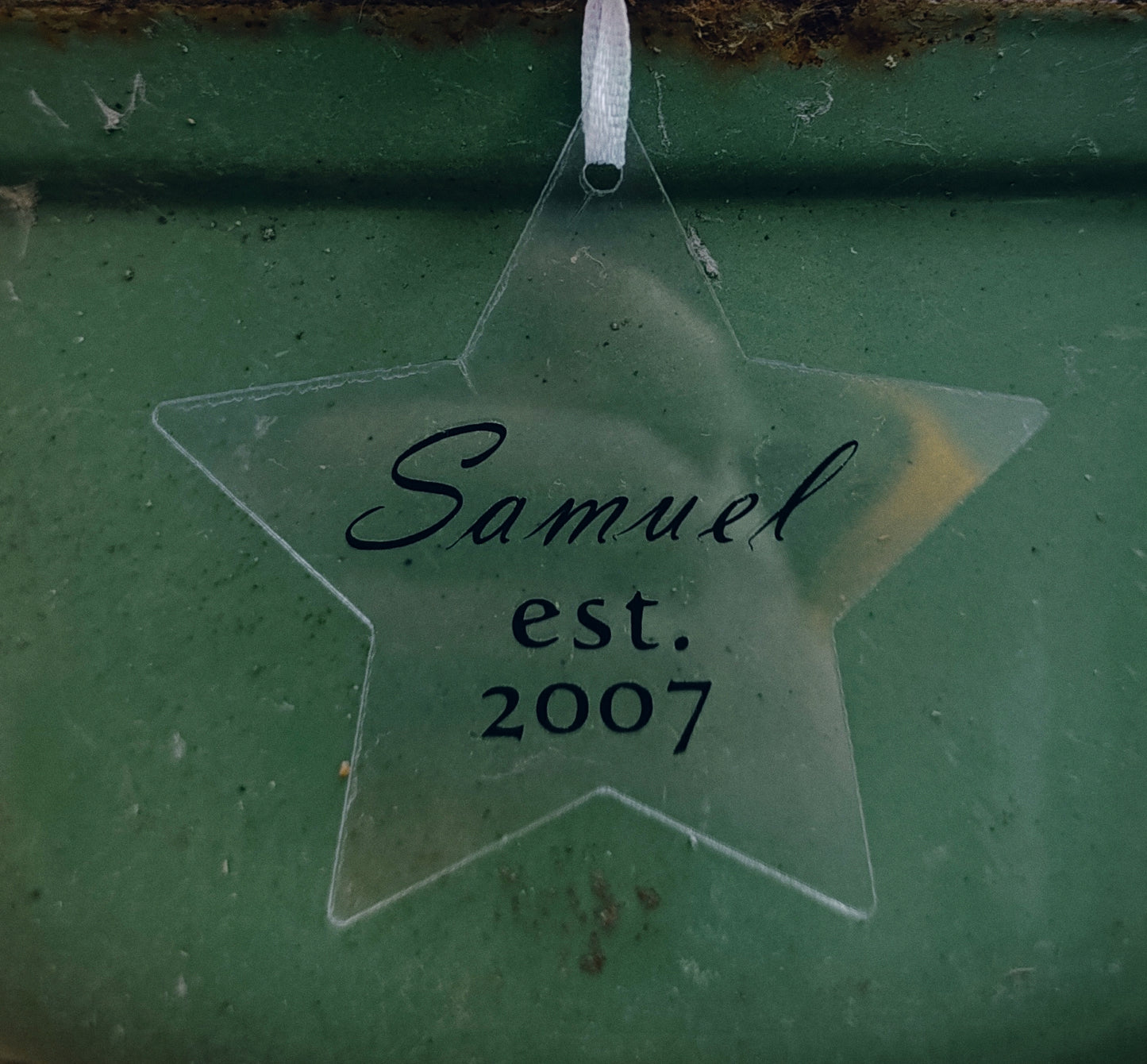 Ster gepersonali- seerd plexiglas