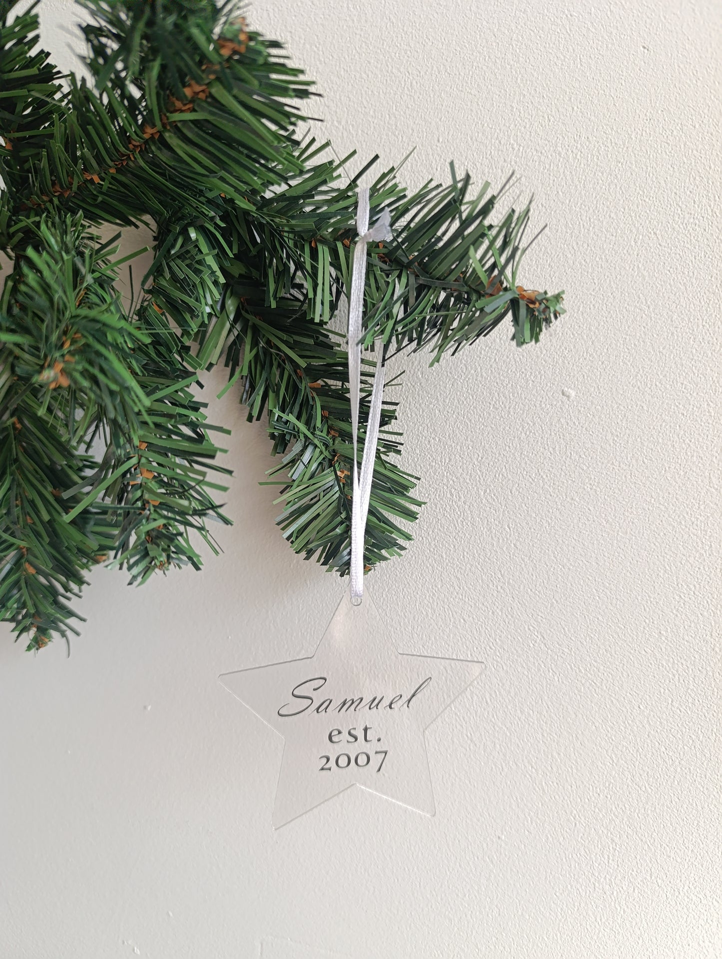 Ster gepersonali- seerd plexiglas