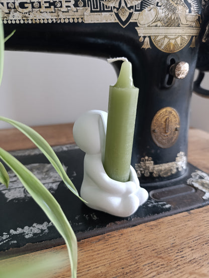 Kaarsenhouder 'Hug' met kaars