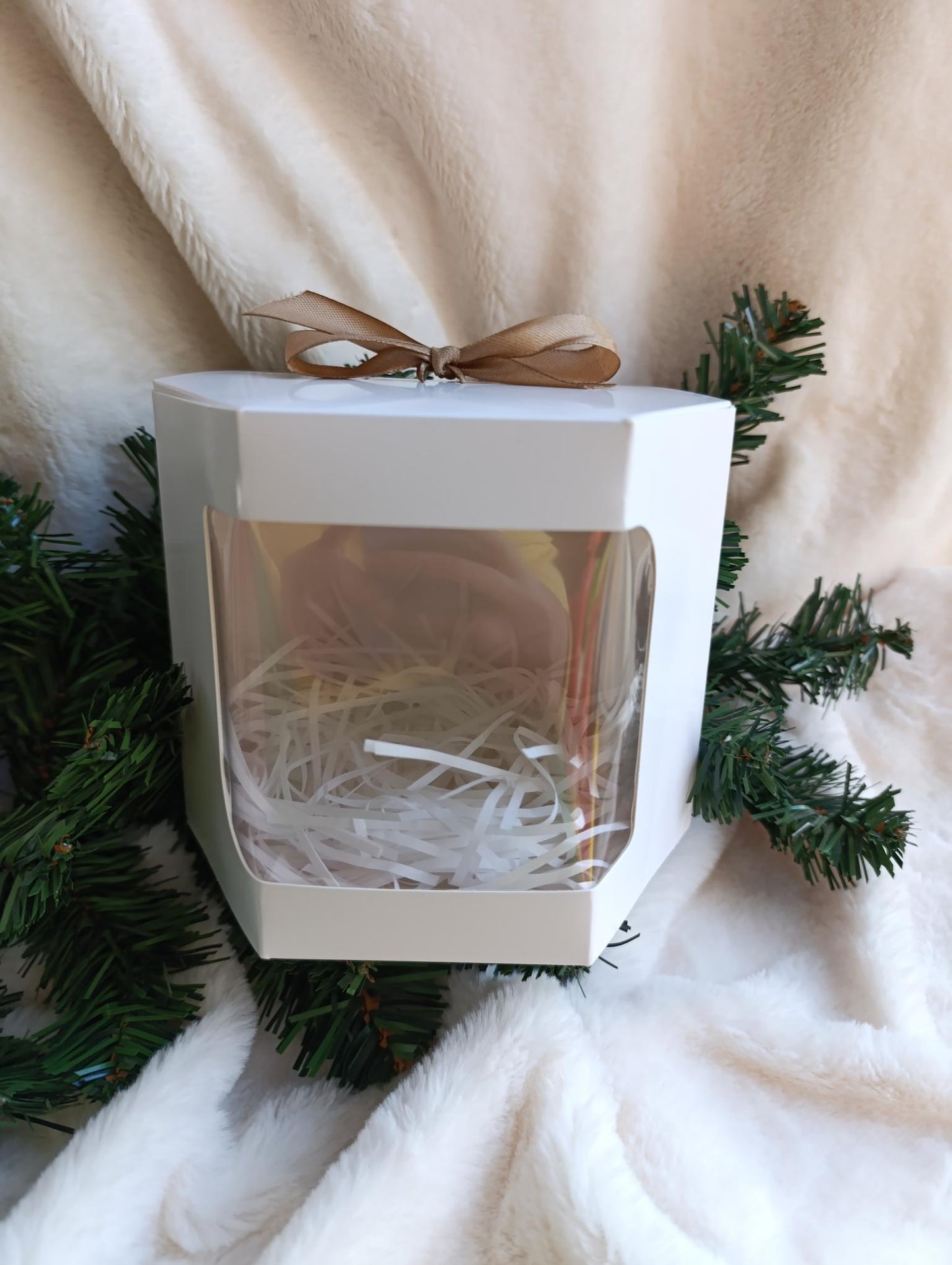 Cadeau- verpakking kerstbal