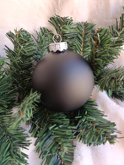 Kerstbal gepersonali- seerd zwart