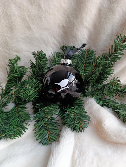 Kerstbal gepersonali- seerd zwart