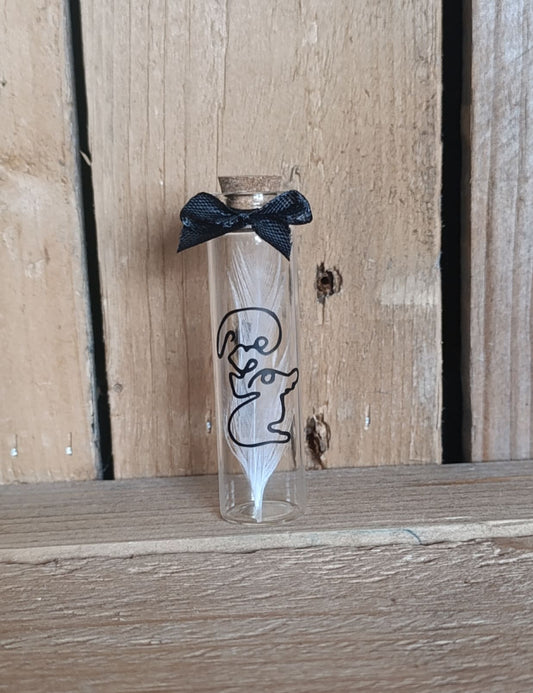 Glazen buisje 'Engelenliefde'
