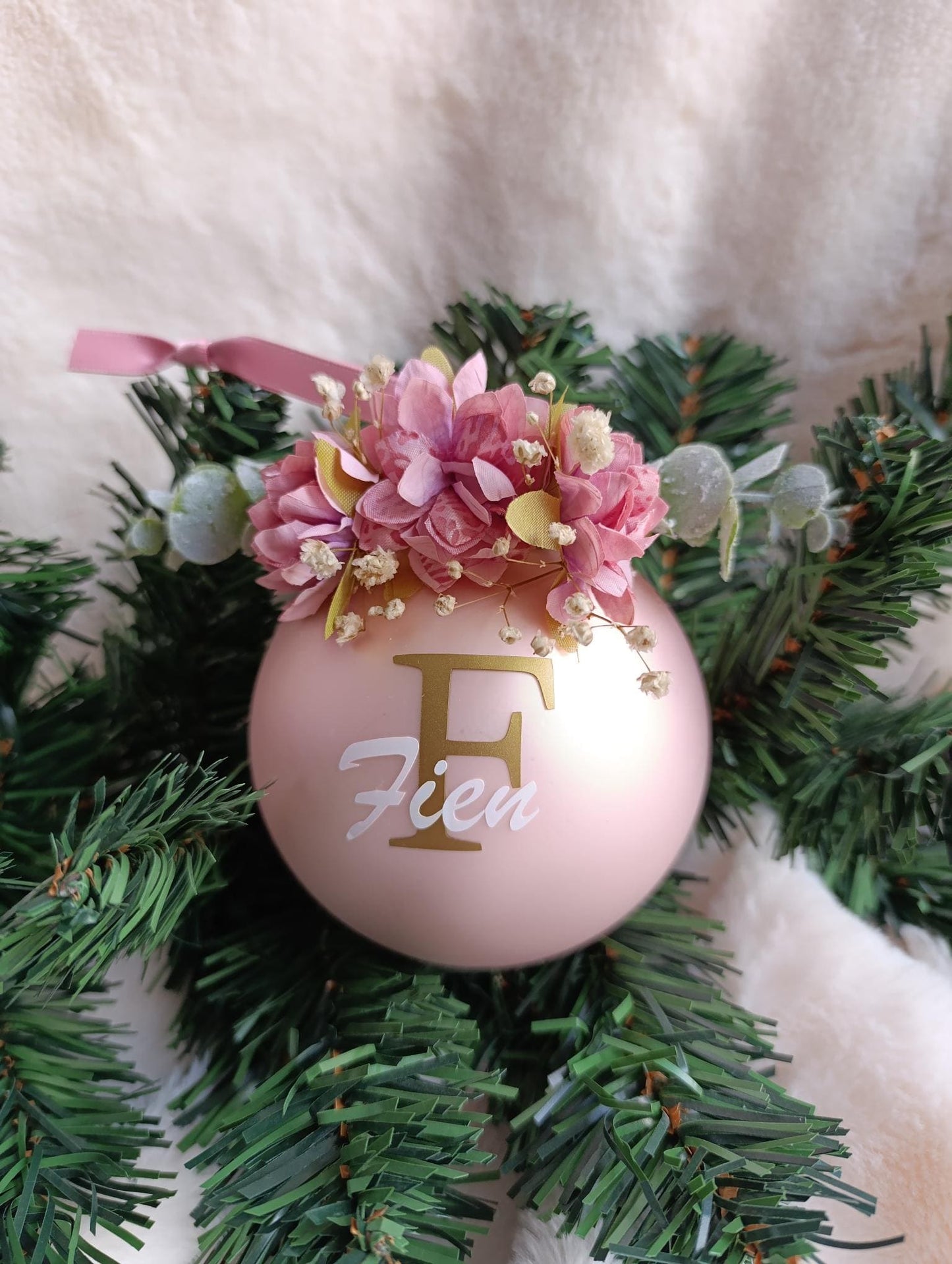 Kerstbal gepersonali- seerd