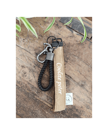Gepersonali- seerde key fob sleutelhanger heren