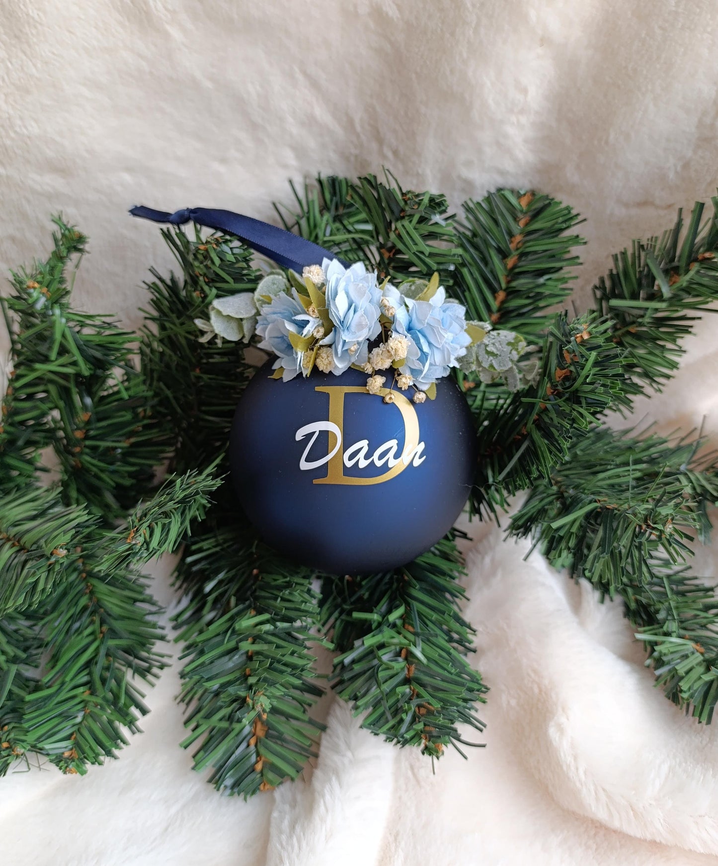 Kerstbal gepersonali- seerd