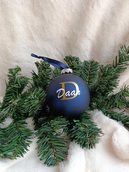 Kerstbal gepersonali- seerd