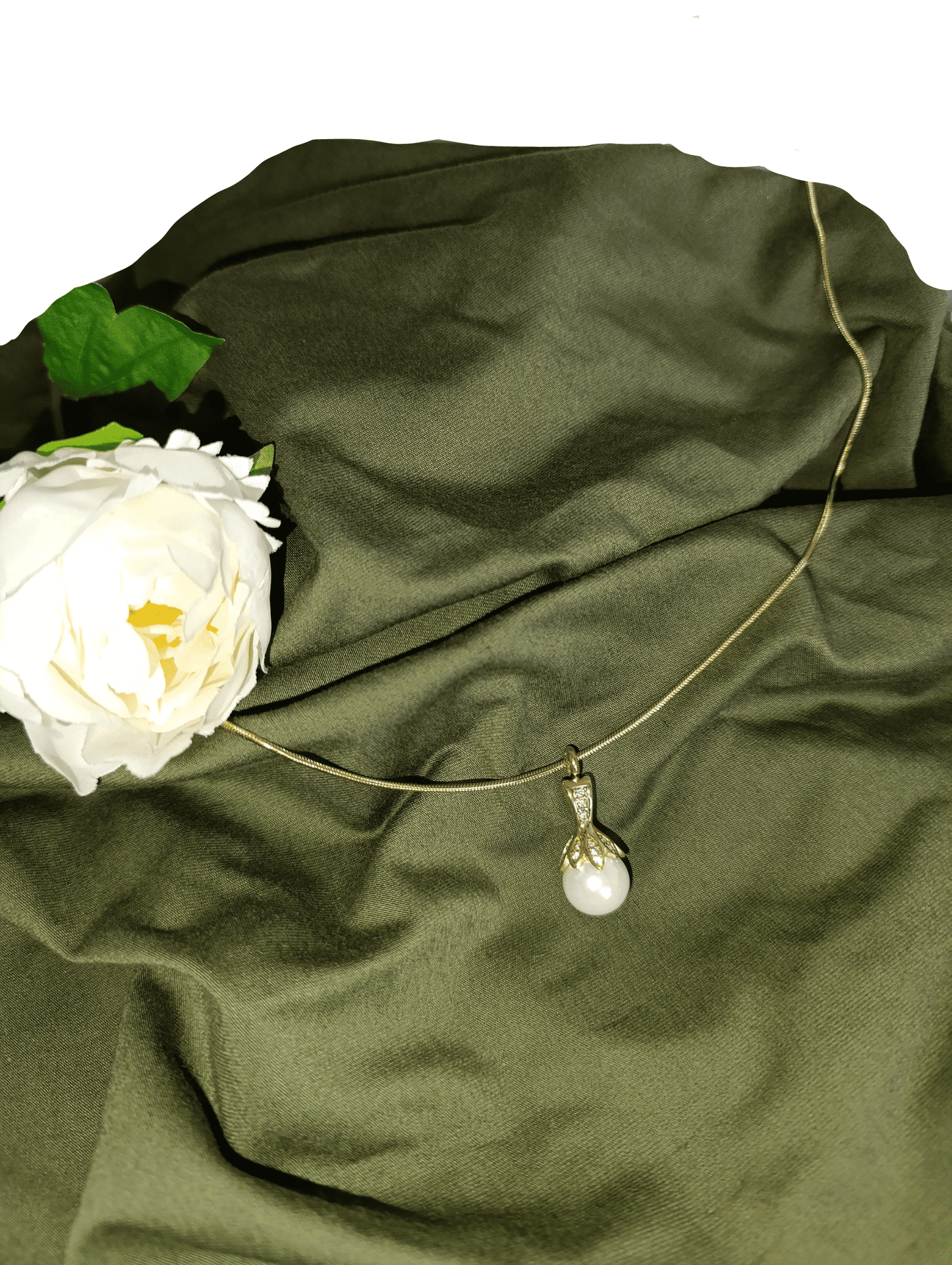 Memorial ketting ashouder parel