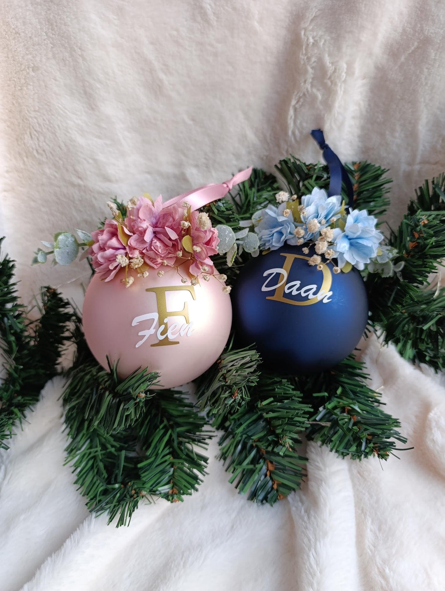 Kerstbal gepersonali- seerd