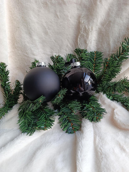 Kerstbal gepersonali- seerd zwart